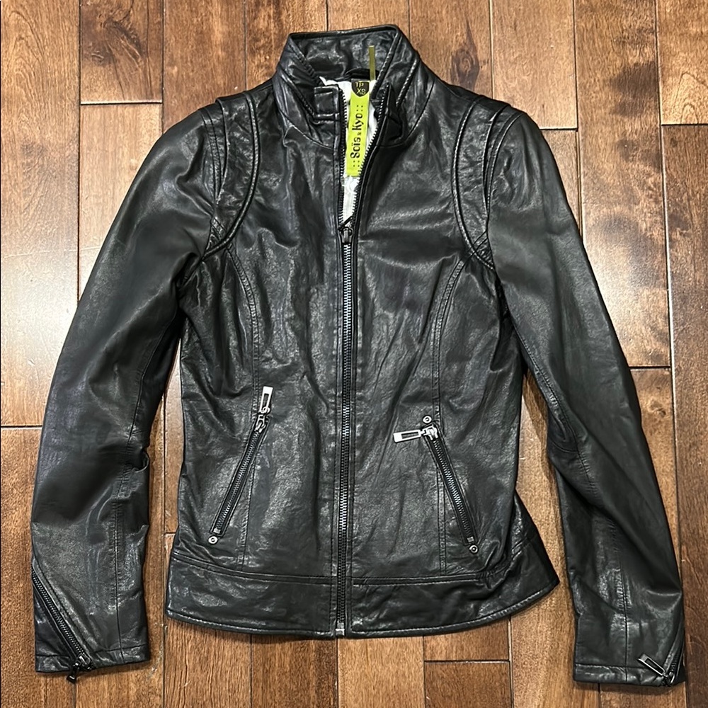 Soia & Kyo - Women’s Black Leather Jacket - XS